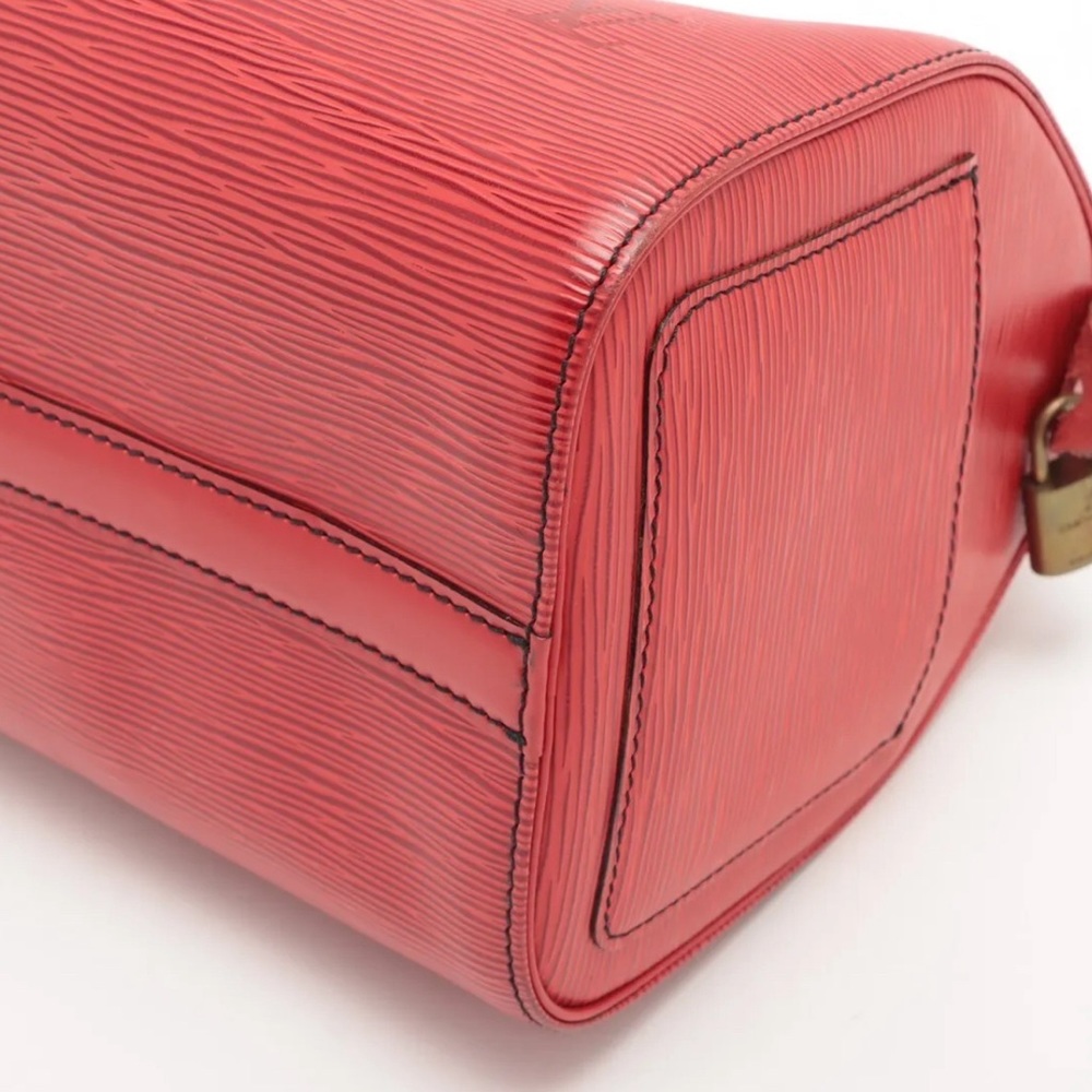 Louis Vuitton Epi Speedy 25 Red With Gold Hardware M43017 - Picture 3 of 13